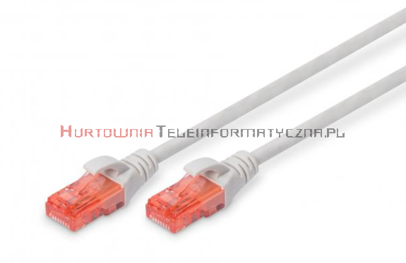 UTP Patch cord 0,25 m. Kat. 6, LSOH, szary
