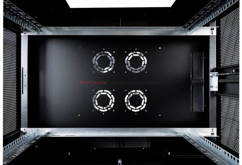 Serwerowa szafa stojąca Hyper 19&quot; 47U, 800/1000 drzwi perforowane,  czarna