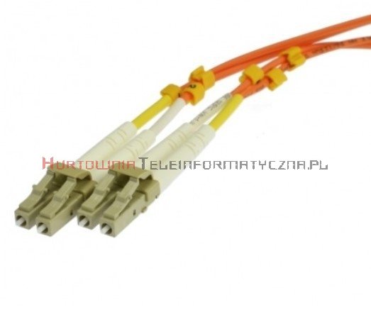 Patch cord światłowodowy LC/UPC-LC/UPC MM OM2 50/125, duplex, 2m