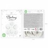 Balony Komunijne Biodegradowalne Eukaliptus Srebrny 12 Cali – 6 Szt. – Zestaw