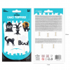 Toppery Halloween BOO! straszny dom,duch, nagrobek 5szt. zestaw