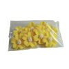 Kwiatki cukrowe na tort NIEZAPOMINAJKA 10szt żółte