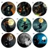 Opłatek okrągły na tort HALLOWEEN dom dynia wiedźma (różne wzory) 20cm