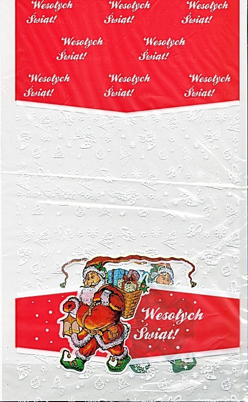 Woreczki Upominkowe Świąteczno-Mikołajkowe 30x18cm 1szt. Przedszkole Szkoła