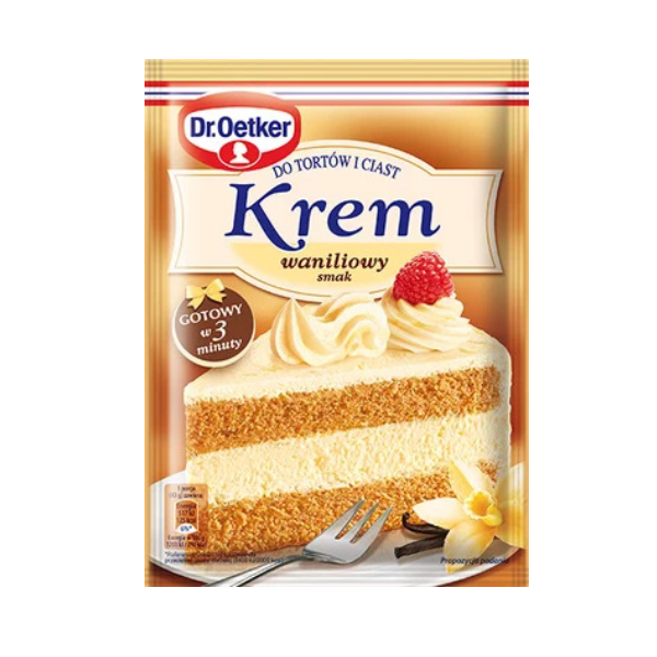 Krem do tortów i ciast WANILIOWY 120g - Dr.Oetker