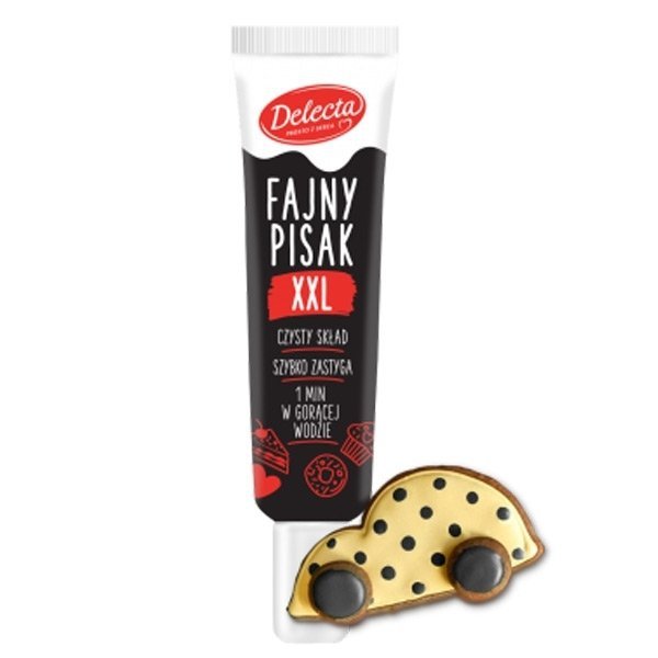 Fajny pisak XXL CZARNY Delecta do dekoracji 30g