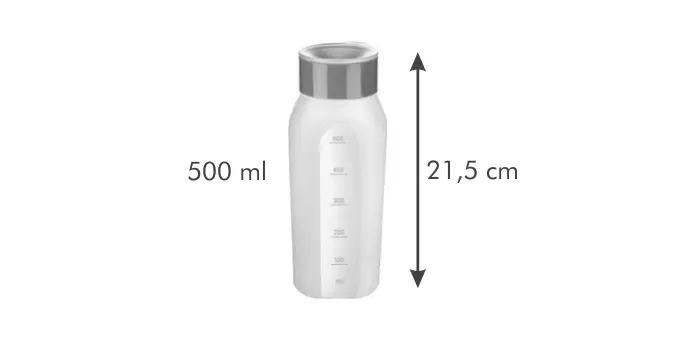 Butelka z sitkiem do nasączania biszkoptu 500 ml - Tescoma