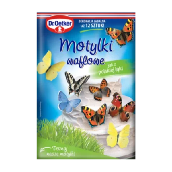 Motylki waflowe 12szt 7g - Dr Oetker