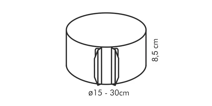 Regulowana forma do pieczenia RANT tortownica 16-30cm - Tescoma
