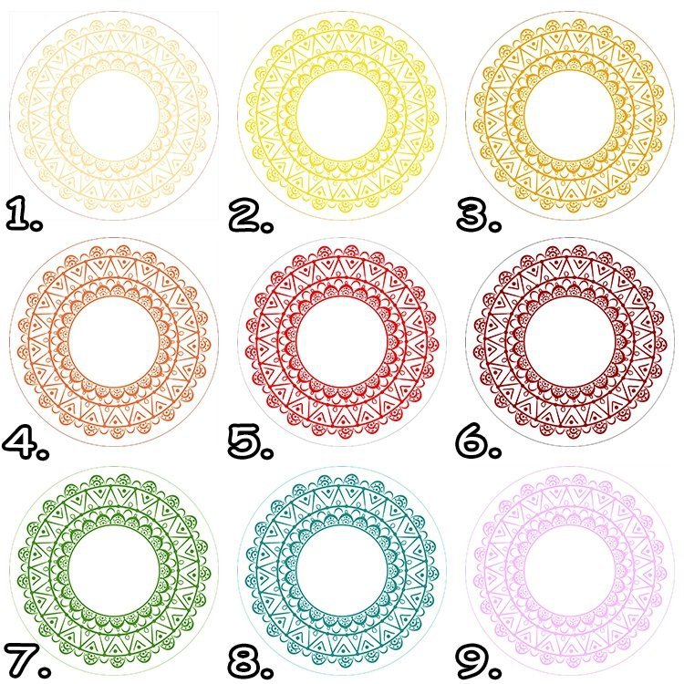 Opłatek okrągły na tort KORONKA (różne kolory) 20cm