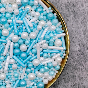 Posypka cukrowa BLUE CLOUD 20 g – niebieska dekoracja do ciast