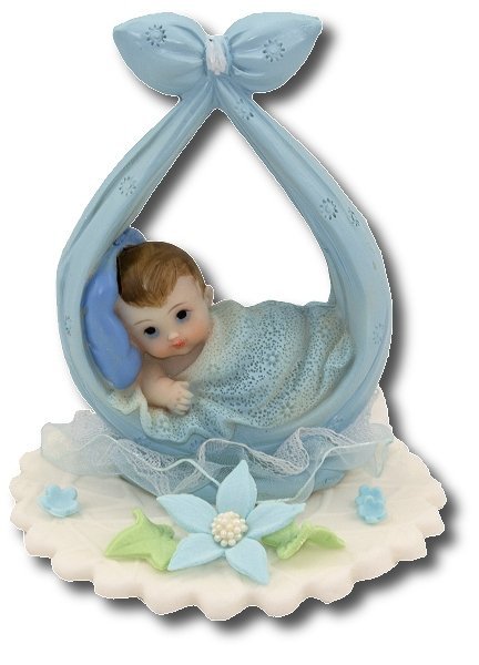 Hokus - Chłopiec na kokardzie - dekoracja na chrzest
