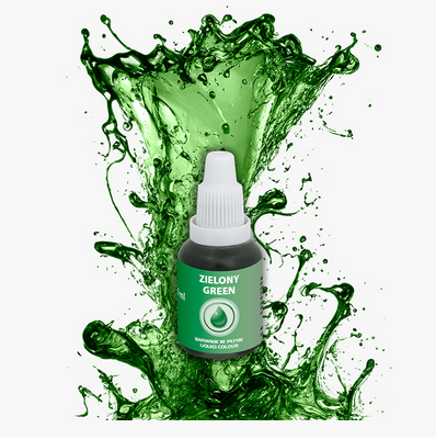 Barwnik spożywczy w płynie ZIELONY 20ml - Food Colours