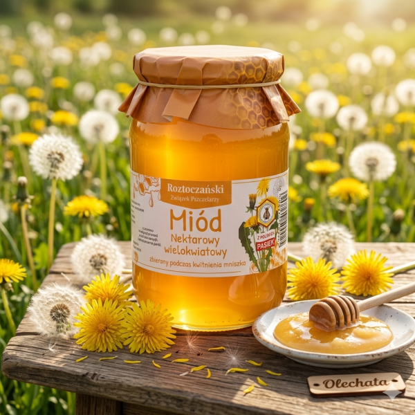 miód mniszkowy wielokwiatowy 1000 g