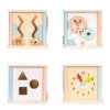 Drewniana kostka edukacyjna sorter klocki ECOTOYS
