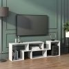 Nowoczesny regał modułowy geometryczny szafka na książki 4 półki ModernHome
