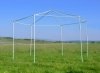 Namiot pawilon ogrodowy handlowy 2x2x2 m z oknami biały MultiGarden