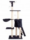 Drapak dla kota domek drzewo legowisko 138 cm XL szary Petsi