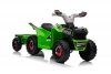 Quad Na Akumulator XMX630T Zielony Z Przyczepą