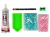 Zestaw Jednorożec DIY Diamenty Kryształki Błękitny