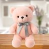 Pluszowa Maskotka Przytulanka Miś Z Kokardą Happy Every Day Różowy 55cm