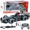 Wyścigówka Auto Sportowe Zdalnie Sterowana RC Efekt Dymu 2.4G Czarna