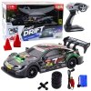 Samochód Wyścigowy Auto Do Driftu RC Czarny Karbon 30km/h 1:16
