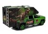 Camper z  Dinozaurami Zielony