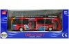 Autobus Piętrowy z Dźwiękiem 1:32 Otwierane Drzwi Czerwony