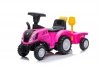Jeździk Traktor New Holland  658T Różowy