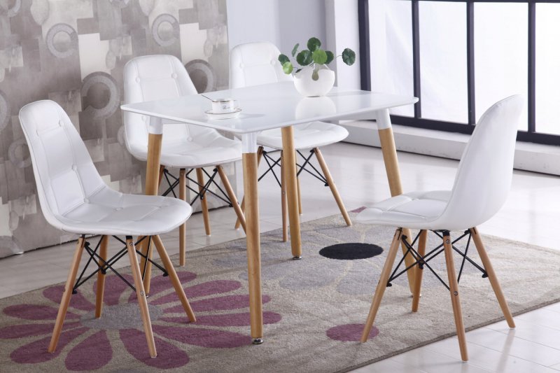 Stół stolik prostokątny 120x80 cm nowoczesny do jadalni salonu kuchni ModernHome