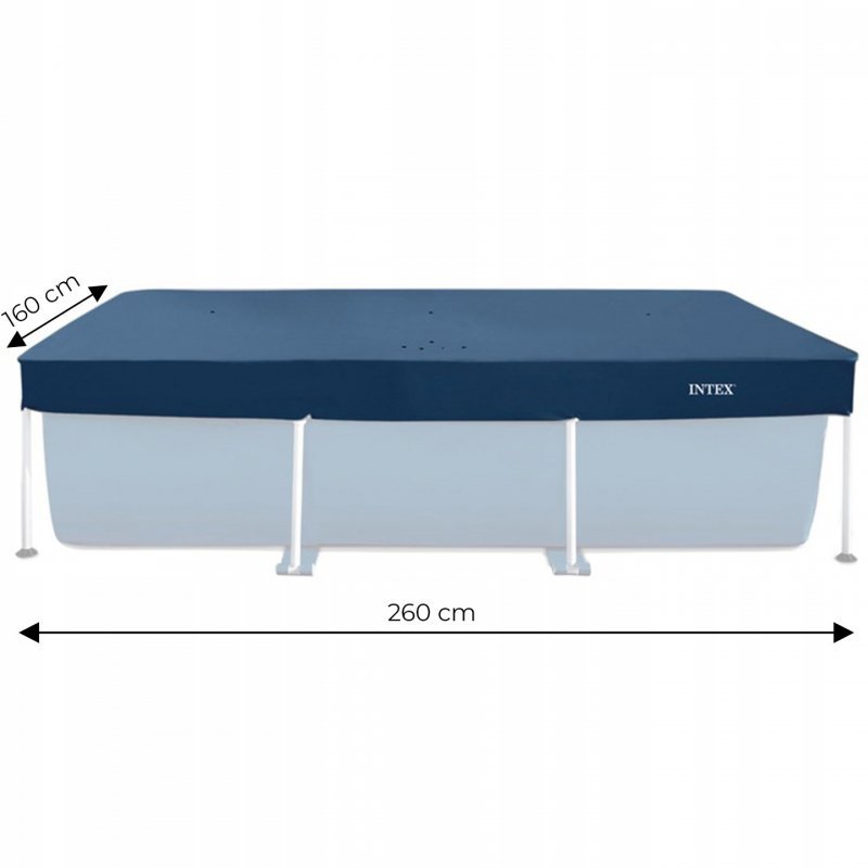 Pokrywa plandeka mata do basenu stelażowego 260x160 cm INTEX 28036