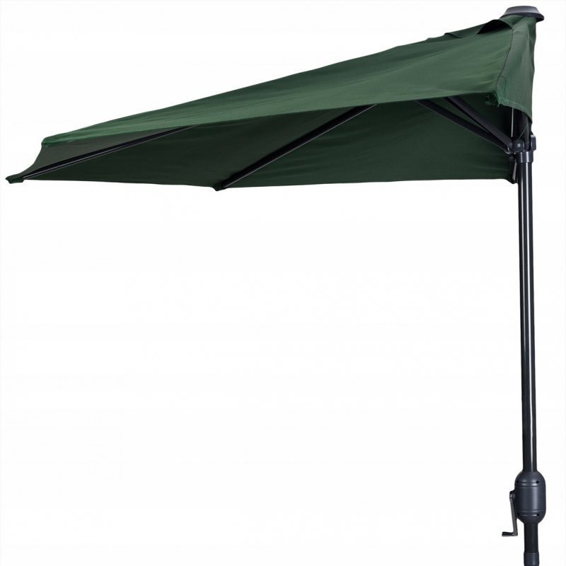 Parasol ogrodowy pół-parasol ścienny na taras 2,7 m zielony MultiGarden