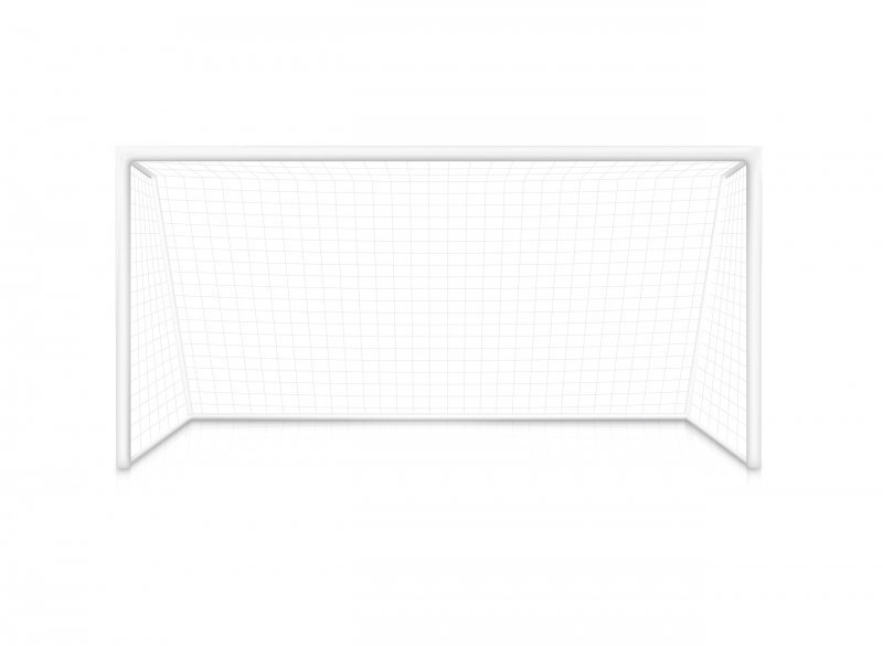 Bramka piłkarska treningowa z siatką 180x120 cm czarno-biała MultiGarden