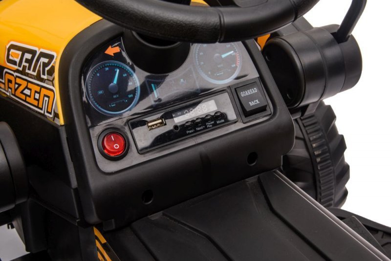 Traktor Na Akumulator Z łyżką  BW-X002A Żółty