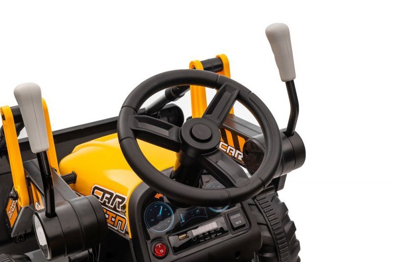 Traktor Na Akumulator Z łyżką  BW-X002A Żółty