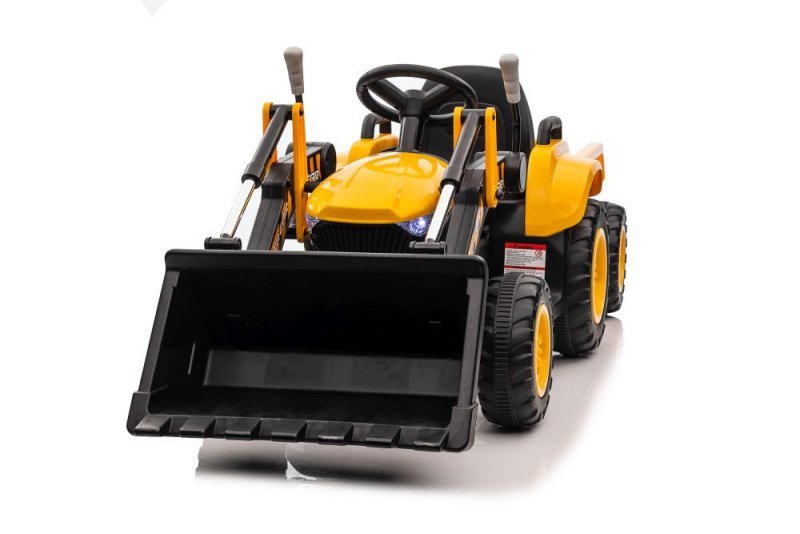 Traktor Na Akumulator Z łyżką  BW-X002A Żółty