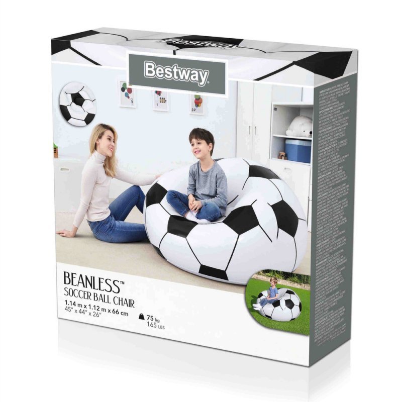 Dmuchany Fotel Piłka  114 x 112 x 66 cm Bestway 75010