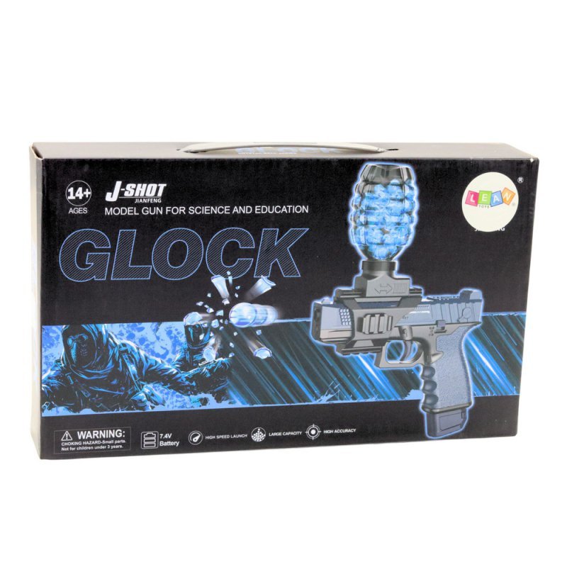Automatyczny Pistolet Na Kulki Wodne Żelowe Glock Niebieski