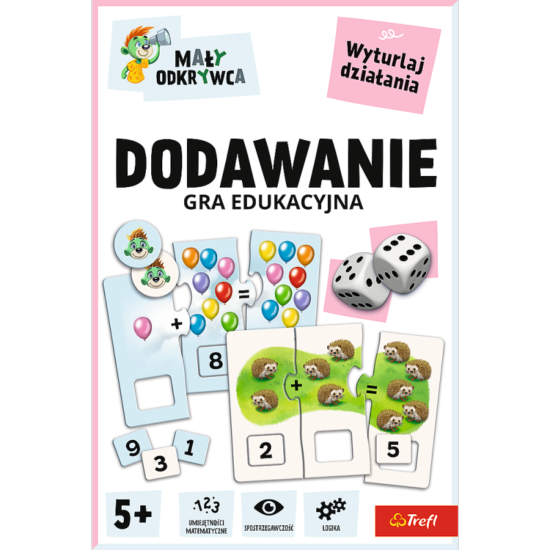 GRA - Dodawanie/Mały Odkrywca Trefl 02805