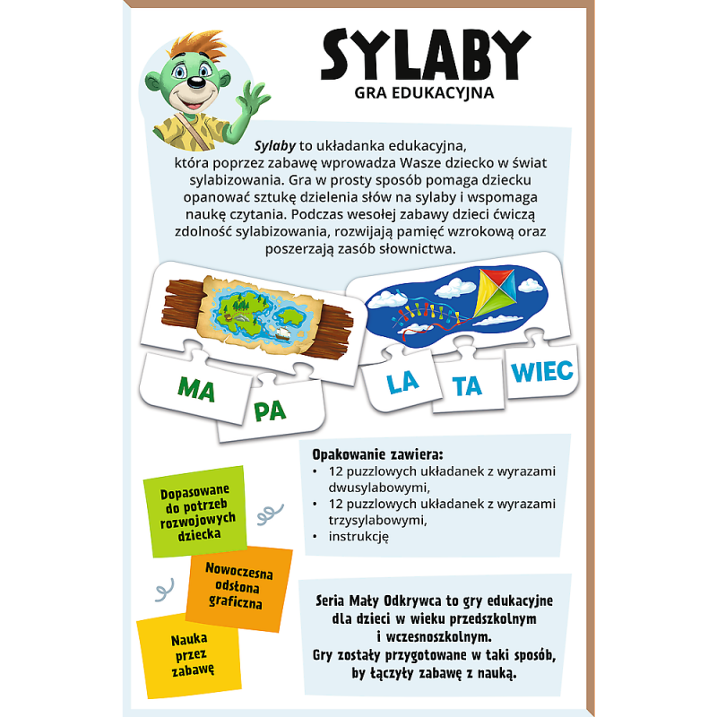 GRA - Sylaby / Mały Odkrywca Trefl 02813
