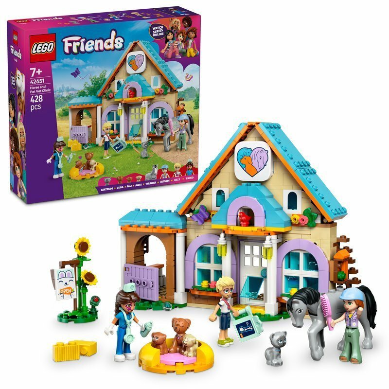 LEGO 42651 FRIENDS Koń i lecznica dla zwierząt