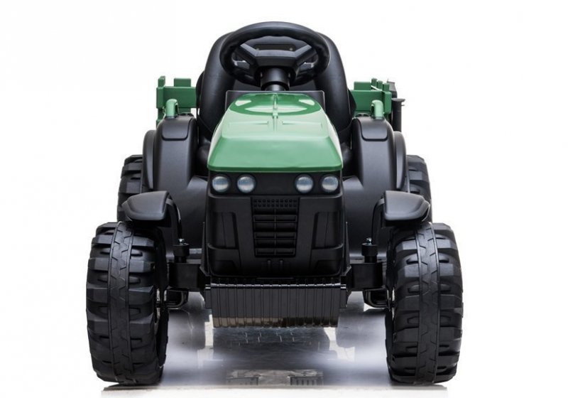 Traktor z Przyczepą na akumulator BDM0925 Zielony Wojskowy