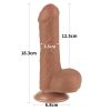 7'' Sliding Skin Dual Layer Dong Brown