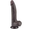 8.5'' Sliding Skin Dual Layer Dong Black