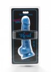 Happy Dicks 7.5in. with Balls Blue
