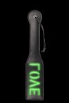 'Love'' Paddle - Glow in the Dark - Black/Neon Green