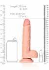Straight Realistic Dildo  Balls  Suction Cup - 8/ 20,5 cm