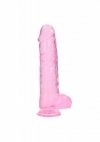 Realistic Dildo with Balls - 10/ 25,4 cm
