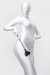 Anonymo stack, PU leather, black, 35 cm